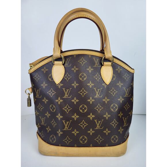Louis Vuitton Lockit Shoulder Bag Brown Canvas/Leather - Picture 1 of 12